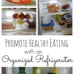 Promote Health Eating with an organized refrigerator at theDIYvillage