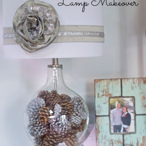 Winter Wonderland Lamp Makeover