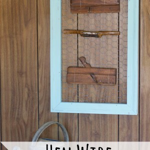 Hen wire display frame tutorial