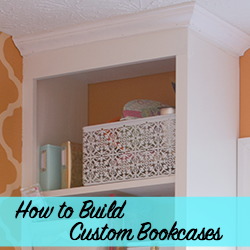 How to Build Custom Bookcases - The DIY Village