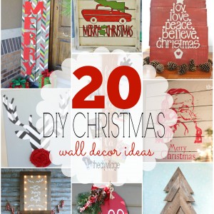 20 Christmas wall decor ideas that any DIYer can do!