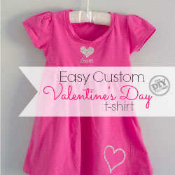 Easy Custom Valentine's Day T-Shirt