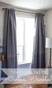 How to Get Rid of Wrinkles in Curtains - Without an Iron - The DIY Village