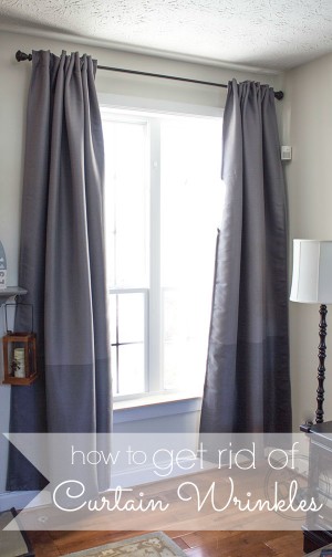 How To Get Rid Of Wrinkles In Curtains - Without An Iron - The Diy Village