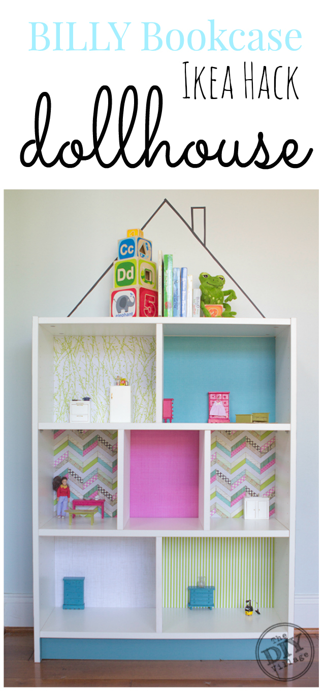 BILLY Bookcase DIY Dollhouse - IKEA Hack - The DIY Village