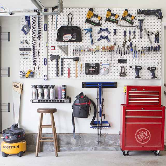 Organized Garage Makeover - The DIY Village