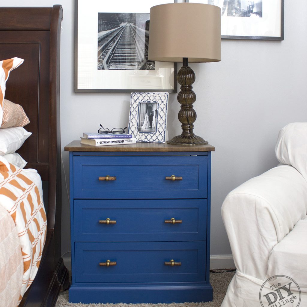 From Dresser to Nightstand - IKEA RAST Makeover - The DIY Village