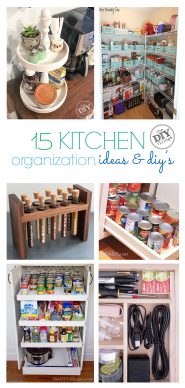 15 Great Kitchen Organization Ideas and DIY's - The DIY Village